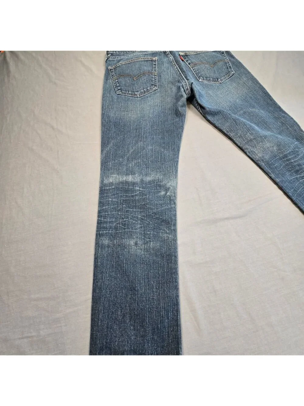 Levis 511 Mens Slim Fit Jeans W32 L30 Blue Distressed Denim Casual Wear